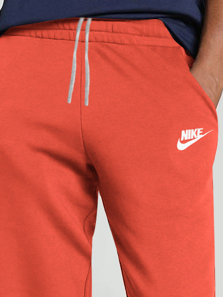 NK Fleece Jogger Sweatpant For Men-Blaze Orange-BE2646