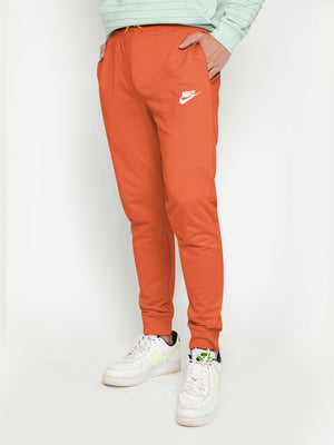 NK Fleece Jogger Sweatpant For Men-Lime Orange-BE2640