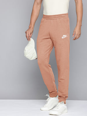 NK Fleece Jogger Sweatpant For Men-Orange Melange-BE2563