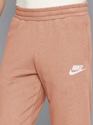 NK Fleece Jogger Sweatpant For Men-Orange Melange-BE2563