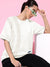 NK Terry Fleece Dri Sleeve Sweatshirt For Ladies-White Melange-BE638