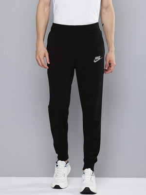 NK Terry Fleece Jogger Sweatpant For Men-Black-BE2589/BR14531