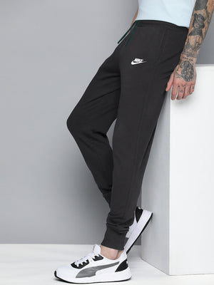 NK Terry Fleece Jogger Sweatpant For Men-Charcoal-BE2608