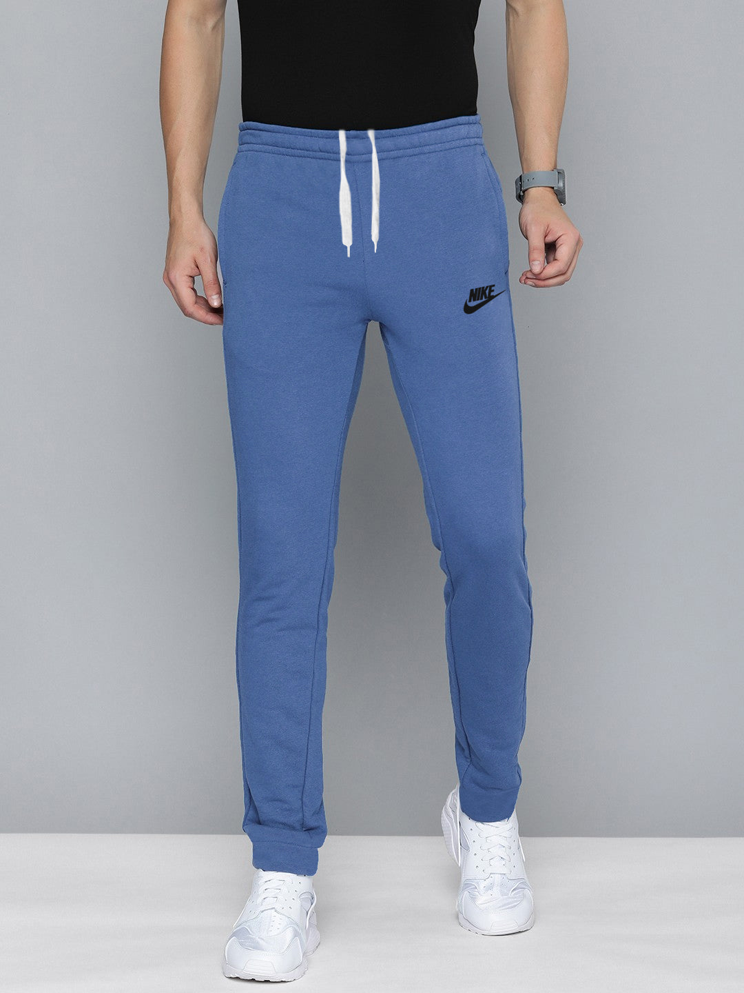 NK Terry Fleece Jogger Sweatpant For Men-Dark Sky-BE2599