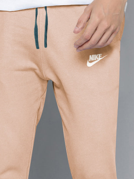 NK Terry Fleece Jogger Sweatpant For Men-Peach-BE2651