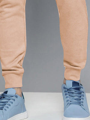 NK Terry Fleece Jogger Sweatpant For Men-Peach-BE2651