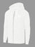 Next Terry Fleece Zipper Hoodie For Men-White Melange-SP946