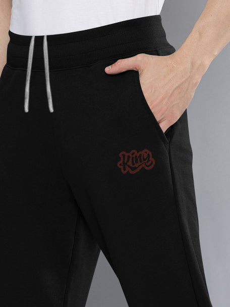 NXT Fleece Jogger Sweatpant For Men-Black-BE2666