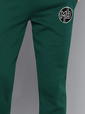 NXT Fleece Jogger Sweatpant For Men-Cyan Green-BE2670