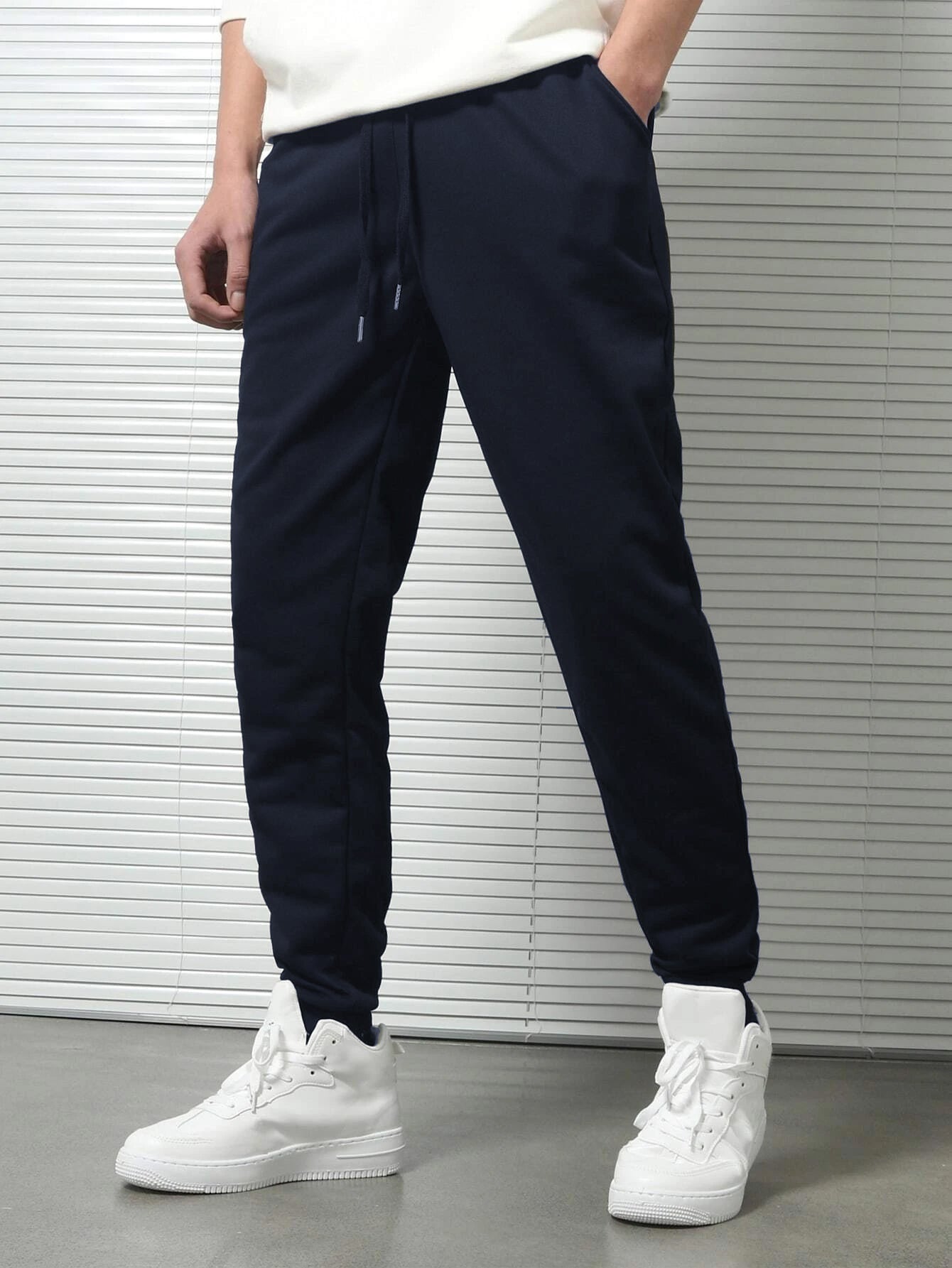 NXT Fleece Jogger Sweatpant For Men-Dark Navy-BE2620/BR14540