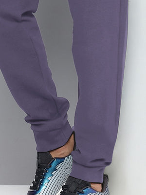 NXT Fleece Jogger Sweatpant For Men-Dark Purple-BE2605