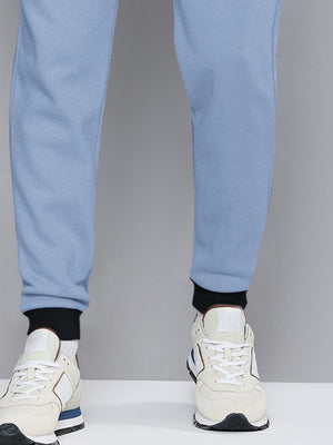 NXT Fleece Jogger Sweatpant For Men-Light Blue-BE2635