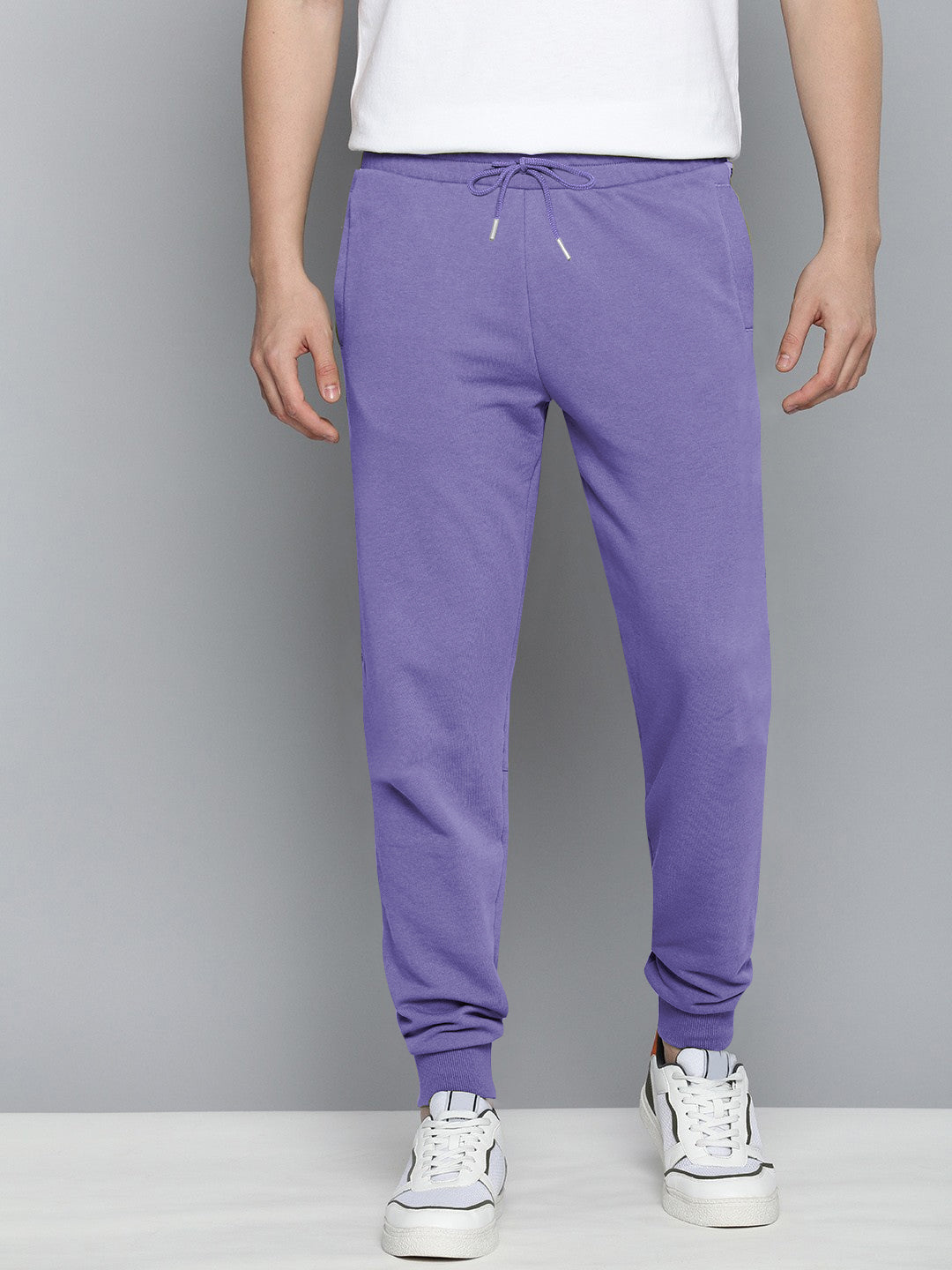 NXT Fleece Jogger Sweatpant For Men-Light Purple-BE2634