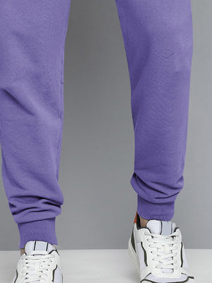 NXT Fleece Jogger Sweatpant For Men-Light Purple-BE2634