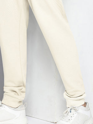 NXT Fleece Jogger Sweatpant For Men-Light Wheat-BE2633