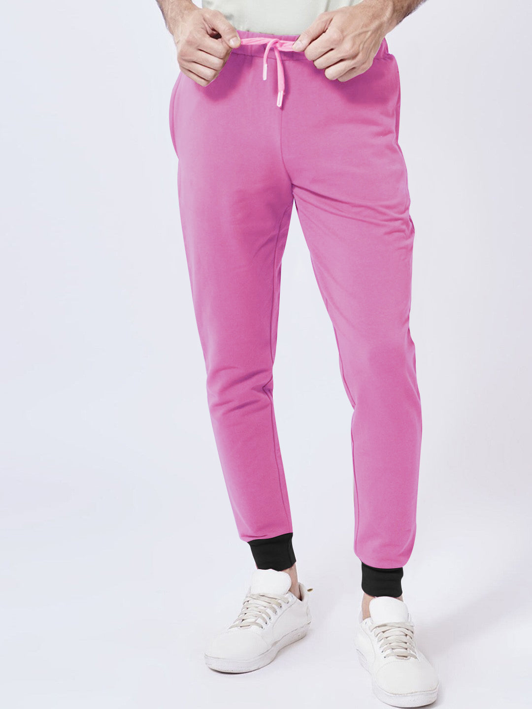 NXT Fleece Jogger Sweatpant For Men-Magenta-BE2619