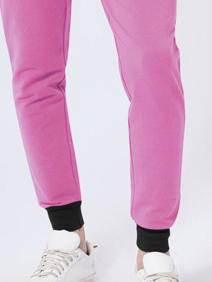 NXT Fleece Jogger Sweatpant For Men-Magenta-BE2619