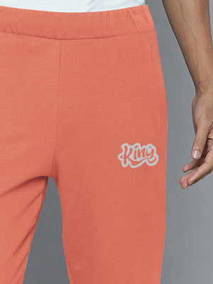 NXT Fleece Jogger Sweatpant For Men-Orange-BE2568