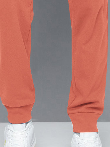 NXT Fleece Jogger Sweatpant For Men-Orange-BE2568