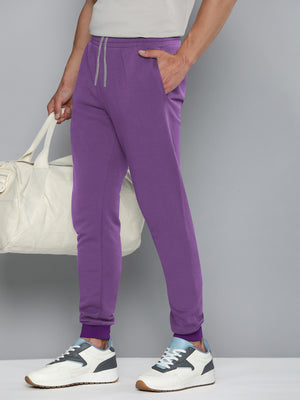 NXT Fleece Jogger Sweatpant For Men-Purple-BE2627