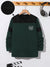 NXT Long Sleeve Tee Shirt For Kids-Green & Black-BE2981/BR14781