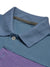 NXT Summer Polo Shirt For Men-Bond Blue with White & Purple Stripe-BE722/BR12974