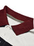 NXT Summer Polo Shirt For Men-Light Grey with Sky & Maroon-BE816/BR13057