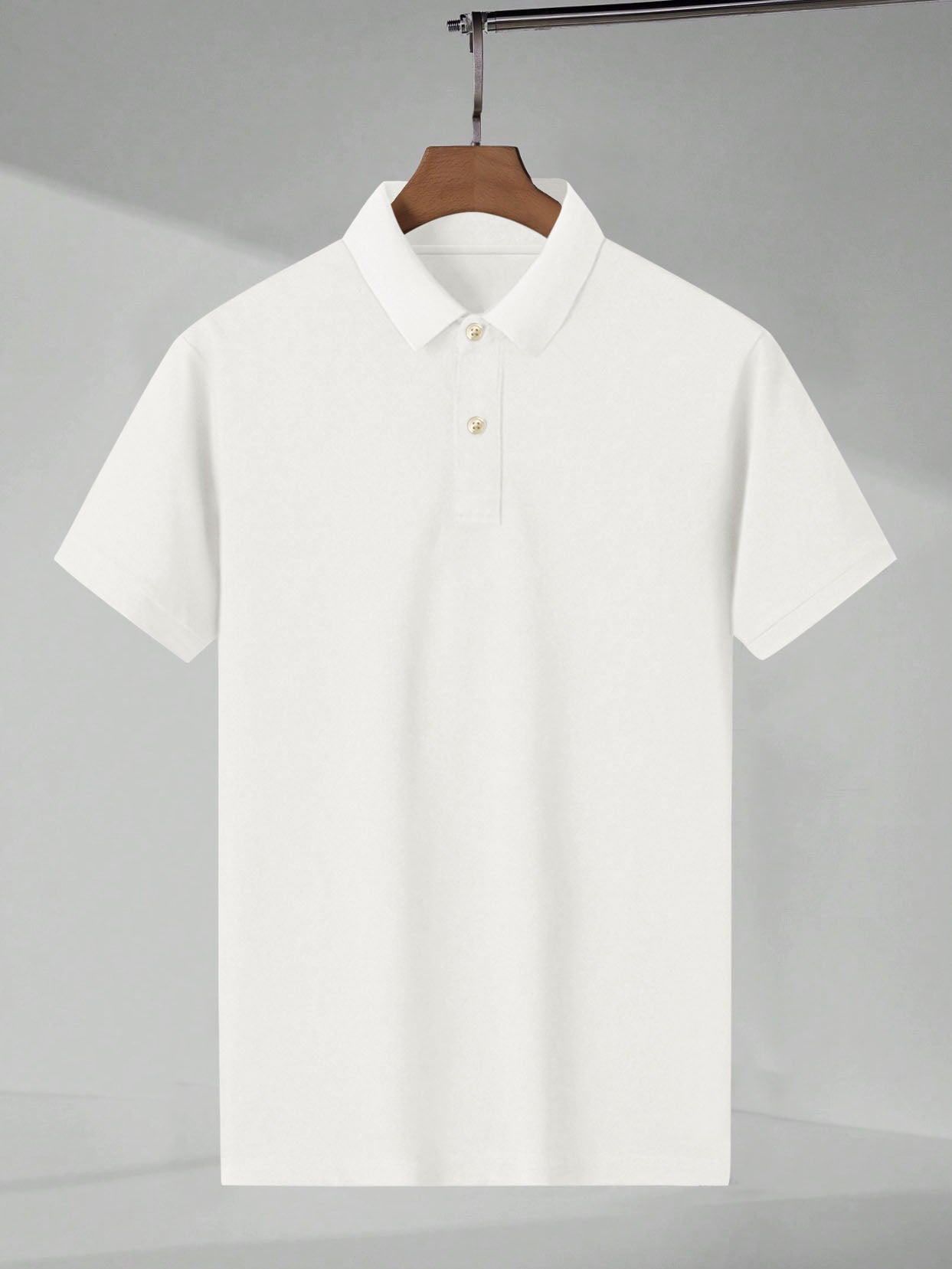 NXT Summer Single Jersey Polo Shirt For Men-White-BE1837