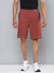 NXT Terry Fleece Faded Short For Men-Coral Orange-BE2782