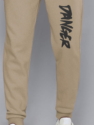 NXT Terry Fleece Jogger Sweatpant For Men-Khaki-BE2706