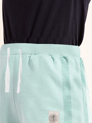 NXT Terry Fleece Short For Ladies-Light Green-BE2778