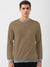 NXT Terry Fleece Sweatshirt For Men-Camel & Grey-BE2747