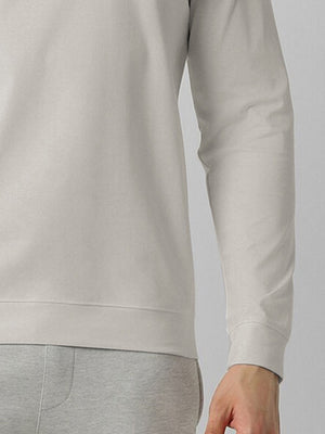 NXT Terry Fleece Sweatshirt For Men-Wheat-BE2750