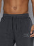 NYC Polo Terry Fleece Short For Men-Charcoal Melange-BE2768