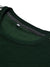 Next Fleece Crew Neck Sweatshirt For Men Dark Green with Grey Melange & Blue Panel-SP105