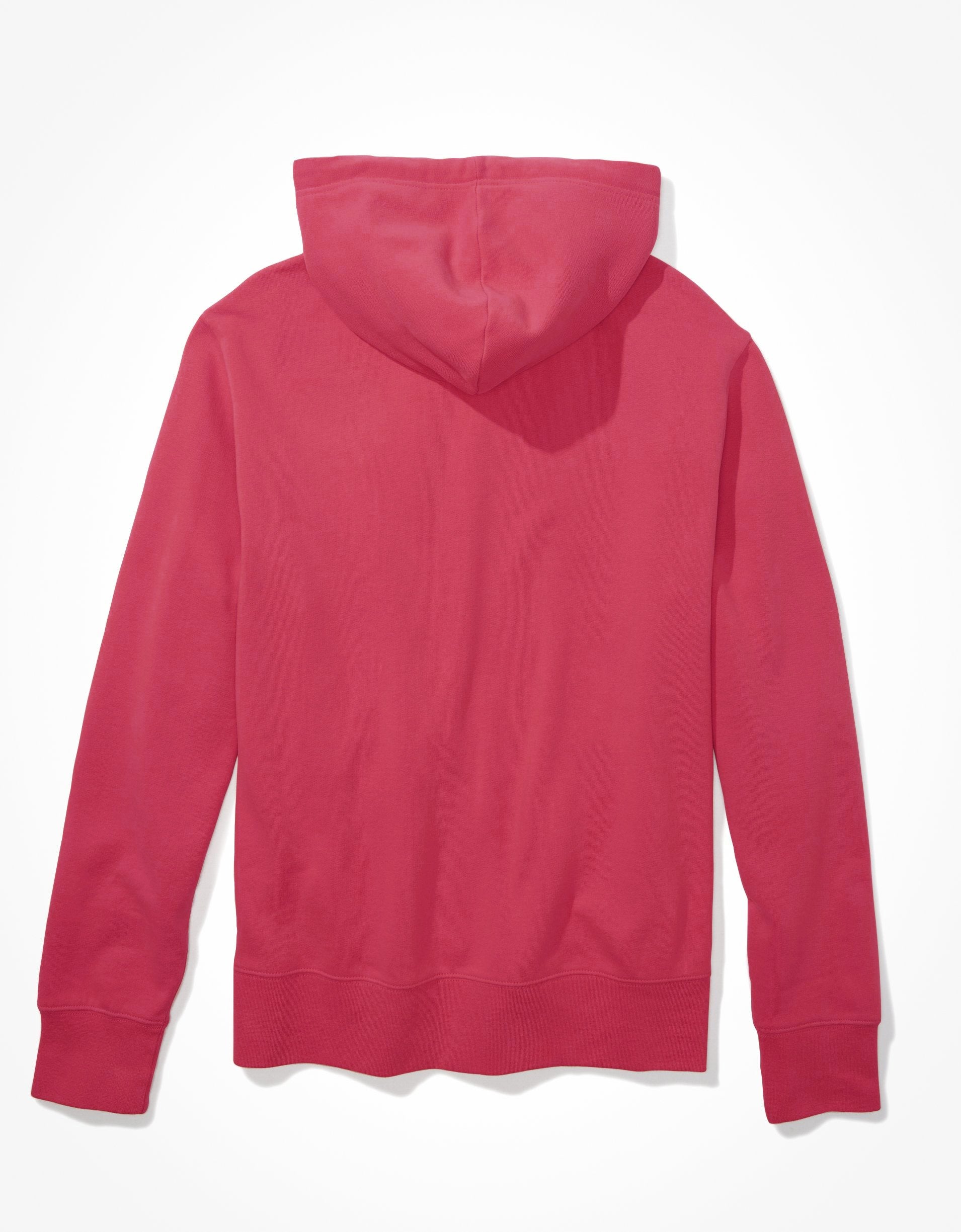 Next Fleece Pullover Hoodie For Men-Pink with Black Panel-BE188