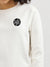 Next Crew Neck Fleece Sweatshirt For Women-White-BE2749