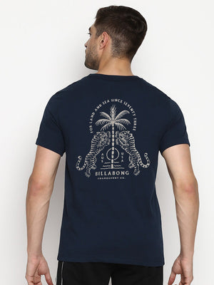 Next Single Jersey Crew Neck Tee Shirt For Men-Navy-BE1045