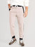 Next Terry Fleece Slim Fit Jogger Trouser For Men-Pink Melange with Black Line Stripe-BE2193