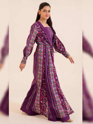 Nishat Digital Printed Lawn Unstitched 3 Pcs Suit For Women-BE2988/LV297