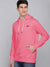 Nk Fleece Pullover Hoodie For Men Pink Melange-SP385