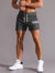Nyc Polo Terry Fleece Short For Men-Charcoal-SP165