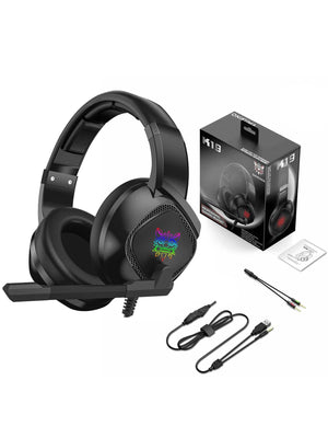 Onikuma K19 RGB Wired Stereo Gaming Headset with True Noise Cancellation-BE2249/BR14386