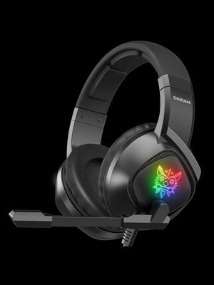 Onikuma K19 RGB Wired Stereo Gaming Headset with True Noise Cancellation-BE2249/BR14386