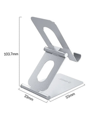 Orico-lst-s1 Mobile Phone Holder Adjustable Foldable Metal Desktop Stand-BE1901/BR14052