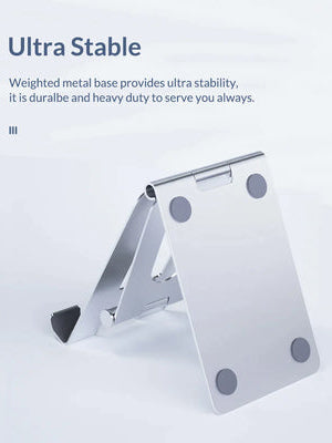 Orico-lst-s1 Mobile Phone Holder Adjustable Foldable Metal Desktop Stand-BE1901/BR14052