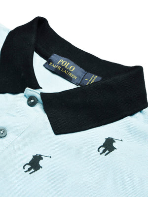 PRL Summer Polo Shirt For Men-Light Sky-BE786/BR13033