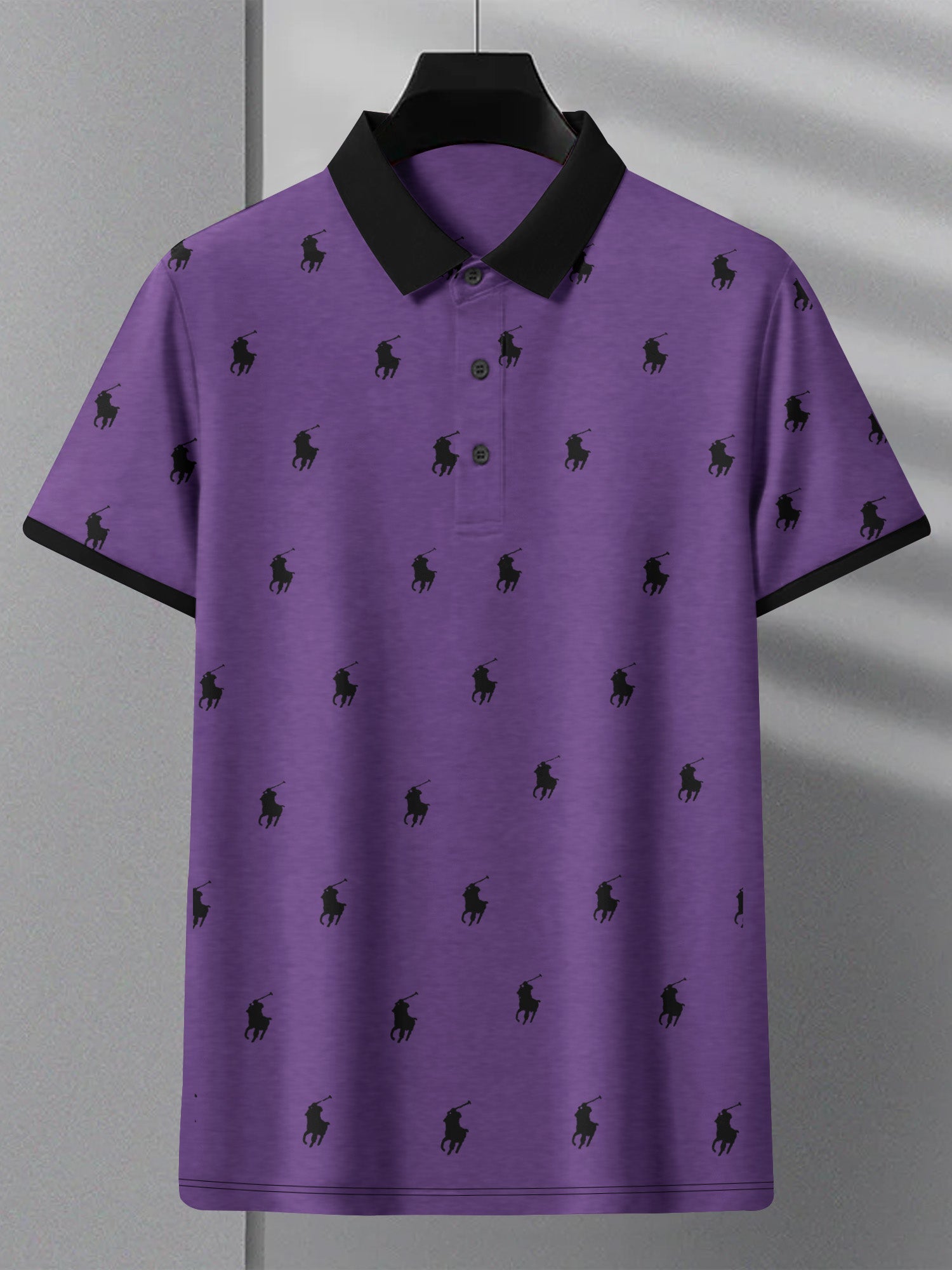 Mens purple ralph lauren polo shirt best sale