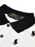 PRL Summer Polo Shirt For Men-White with Allover Print-BE719/BR12971