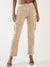 Pink Vanilla Side Pockets  Cargo Trouser For Ladies-Skin-SP3392